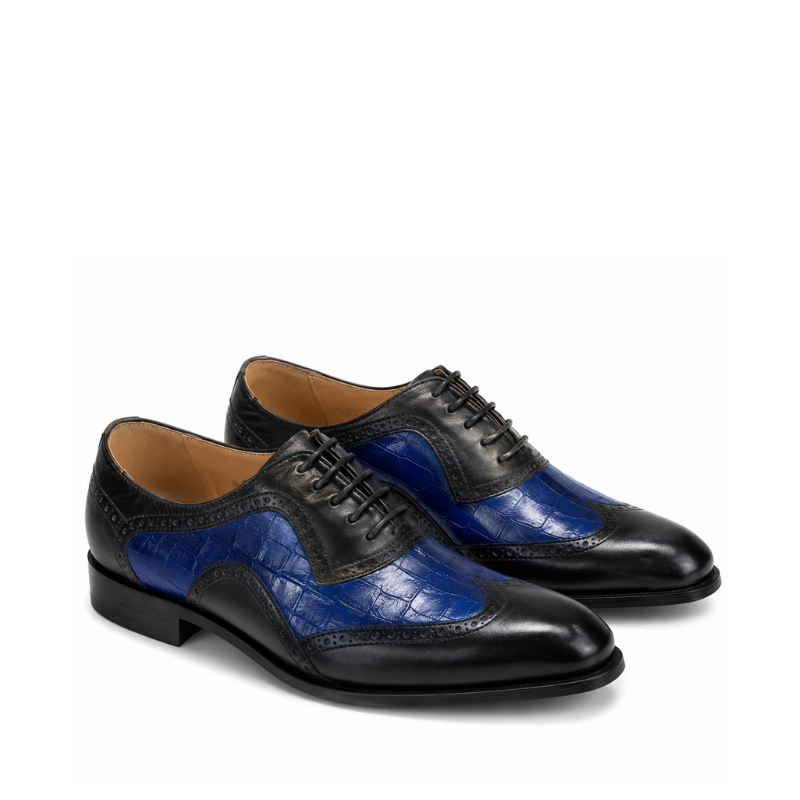 Gavin Heritage Leather Wingtip Oxford Shoes