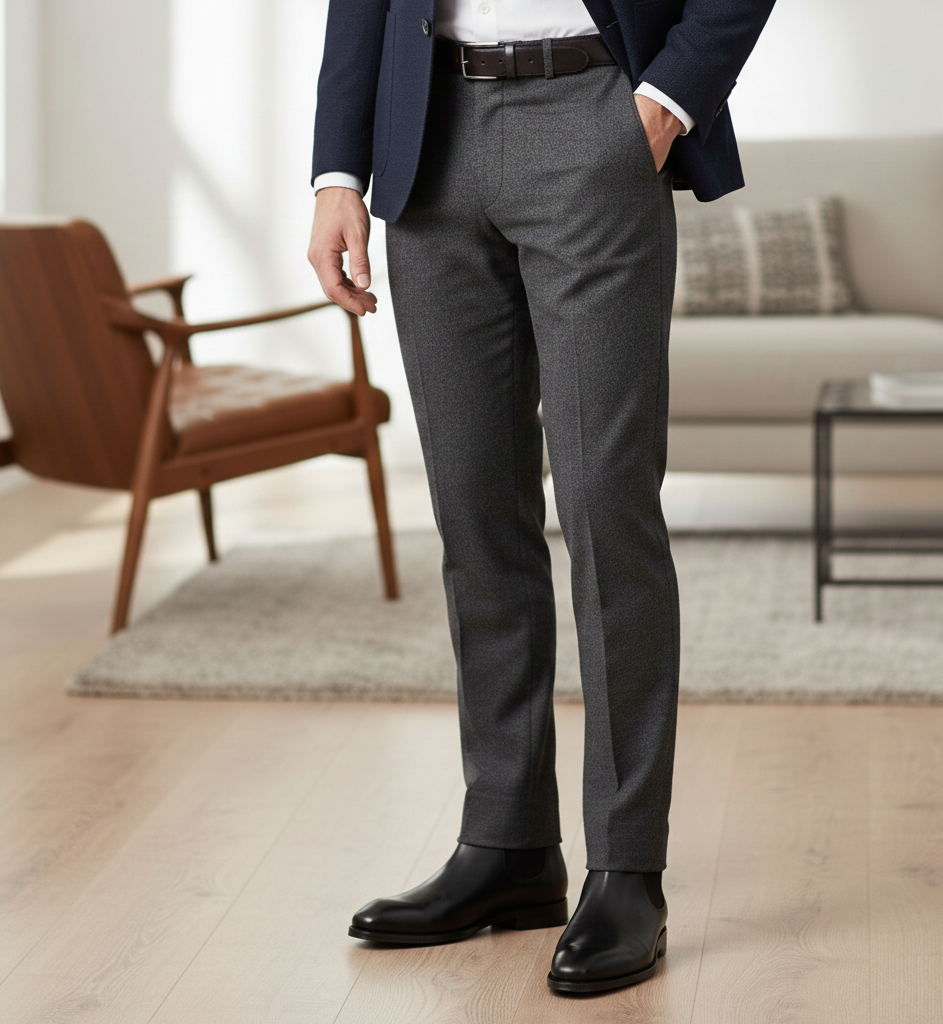 Midnight Chelsea Double Strip Boots