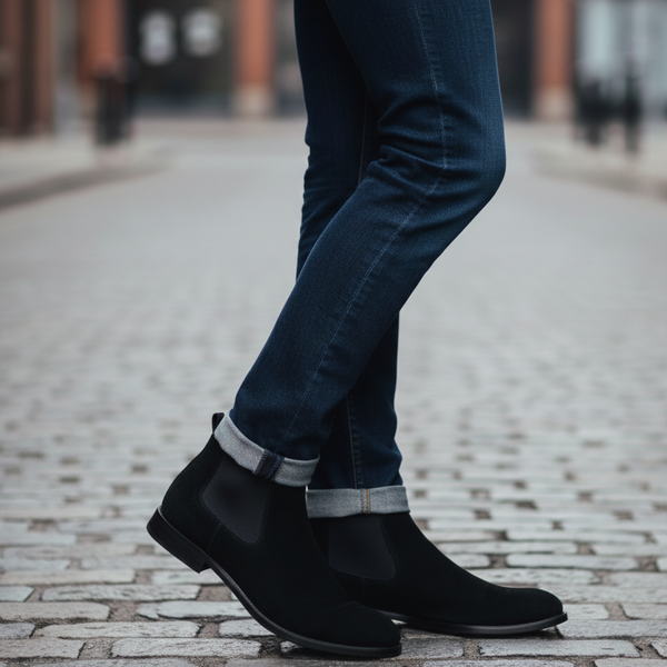 Classic Chelsea Suede Ankle Boots