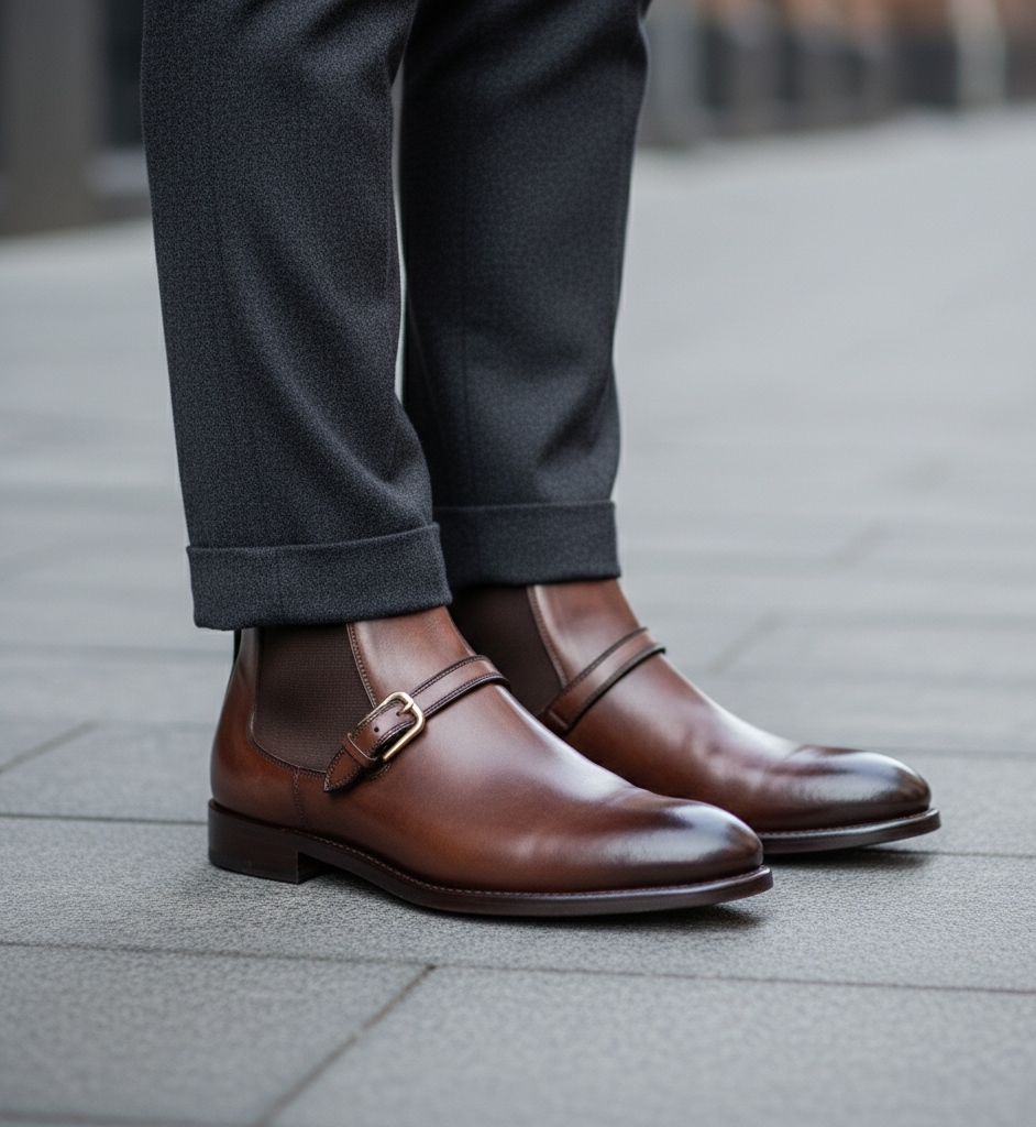 Chelsea Boots Shade Brown Leather India