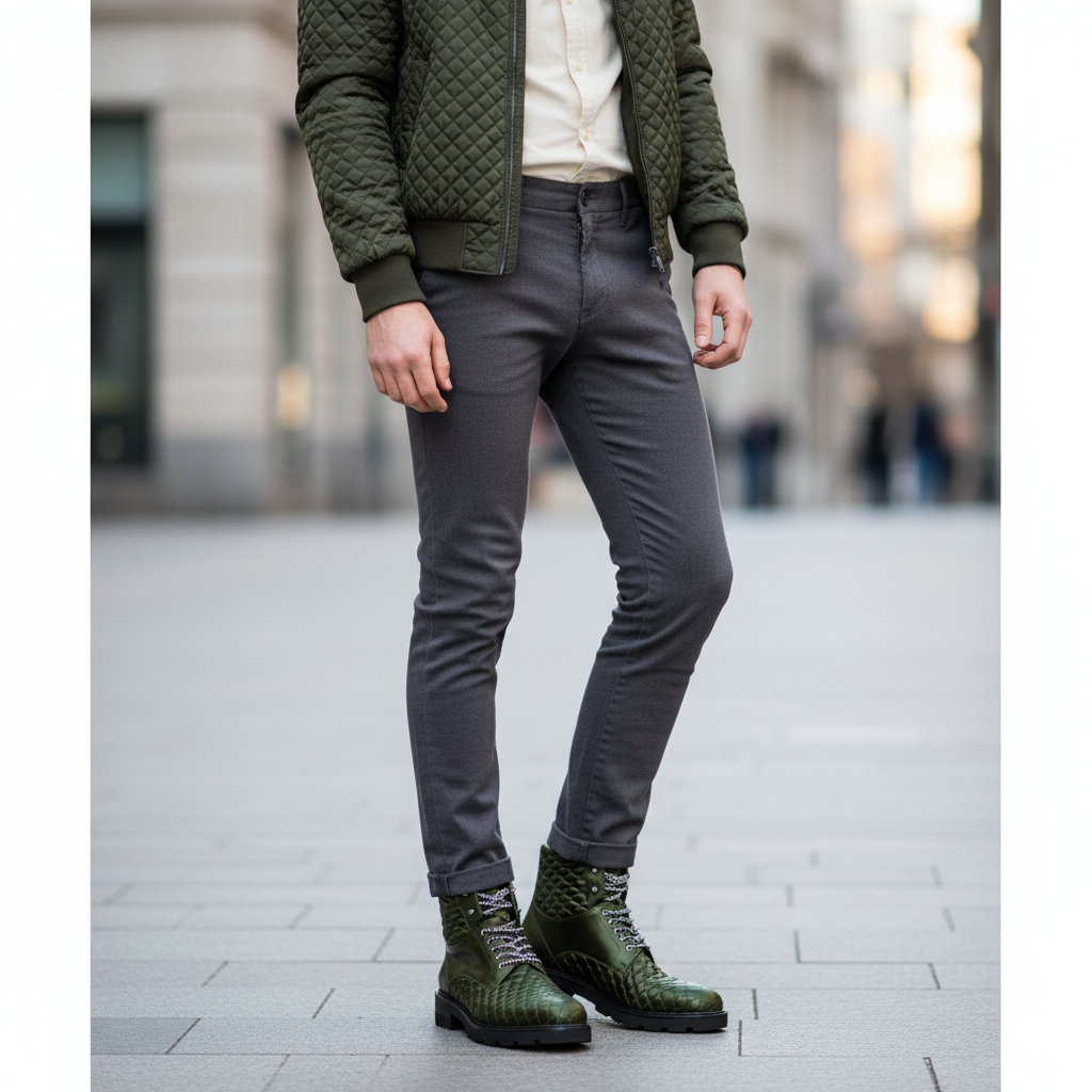 Aria Lace-up Leather Boot