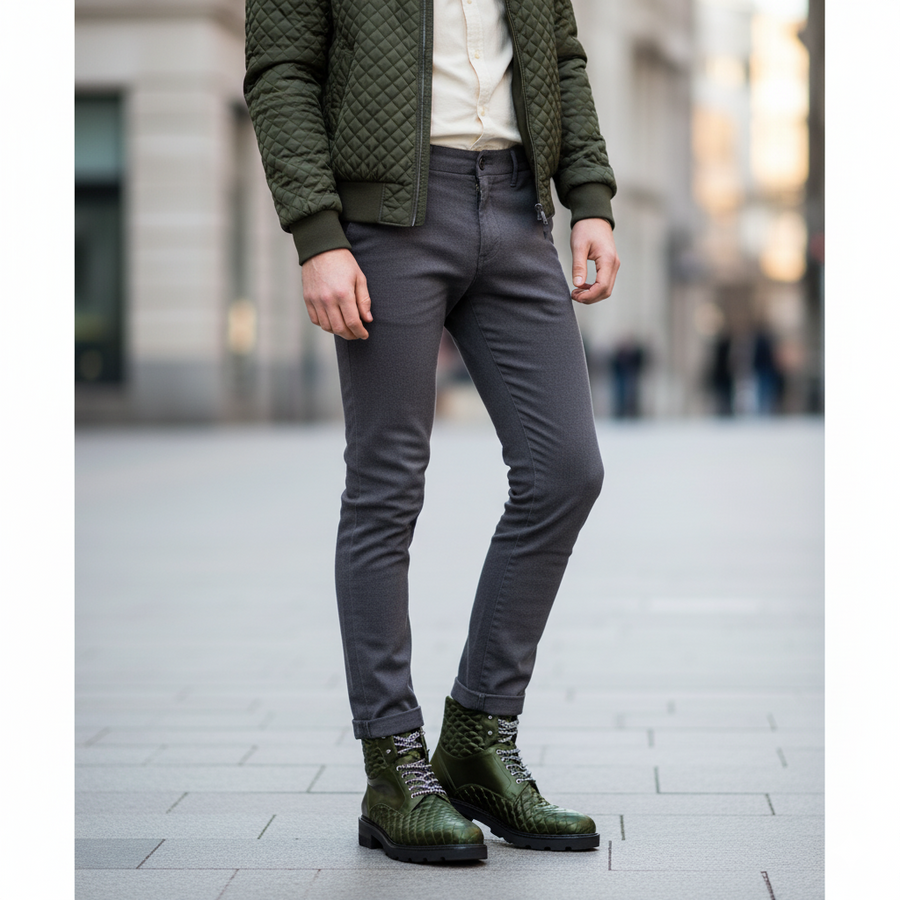 Aria Lace-up Leather Boot