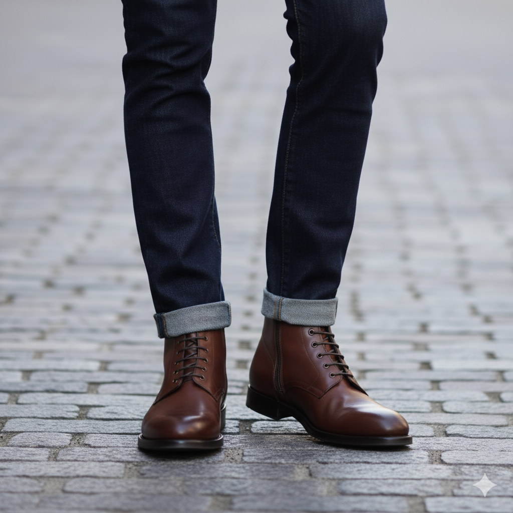 Deangelo Oneal Lace-Up Boots