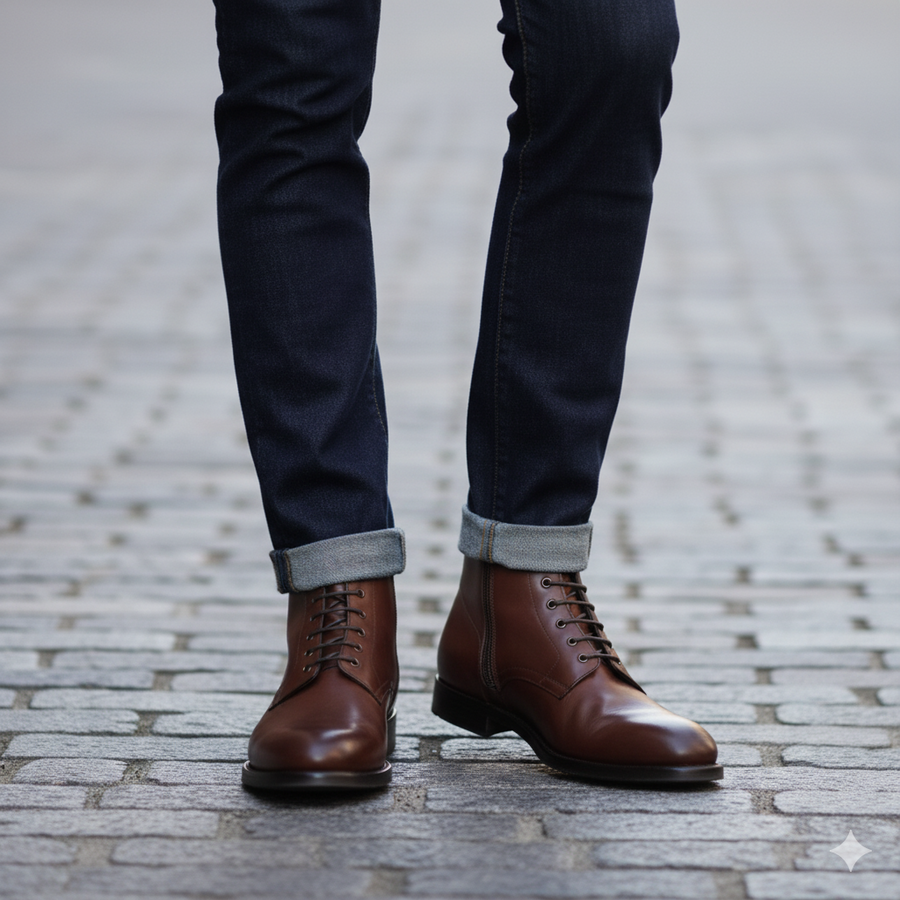 Deangelo Oneal Lace Up Boots