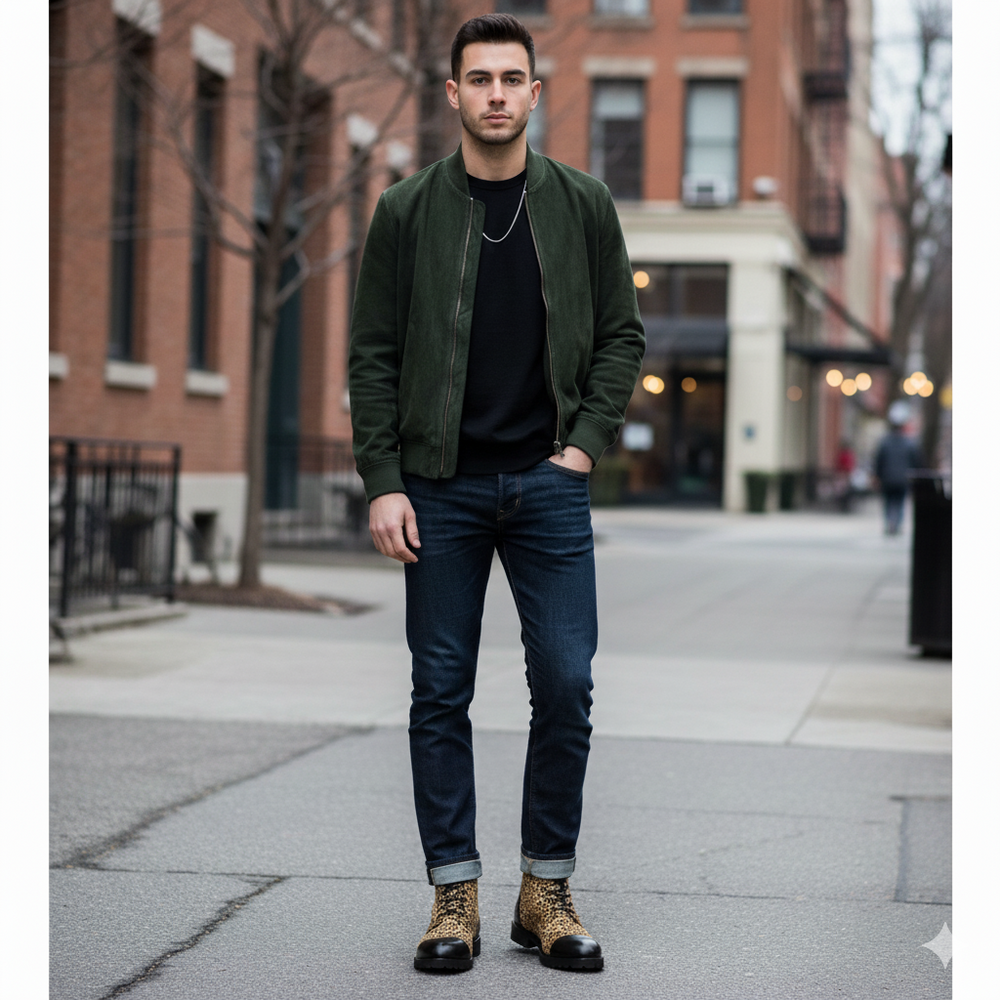 Men's Lace Up Captoe Boot