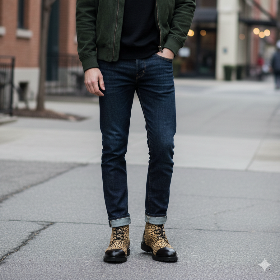 Men's Lace Up Captoe Boot