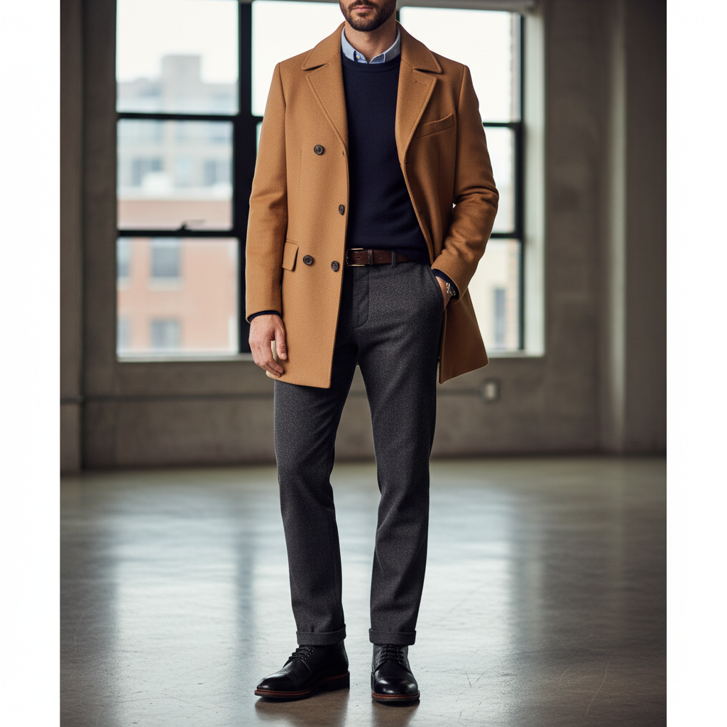 Leather Combat Lace-Up High Ankle Boots