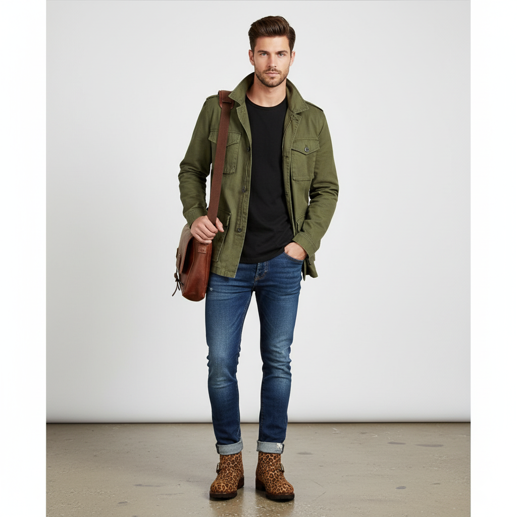 Leapord Print Ankle Boots