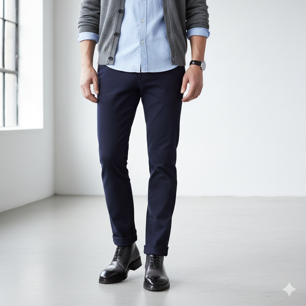 Classic Handmade Stylish Leather Ankle Boot Grey