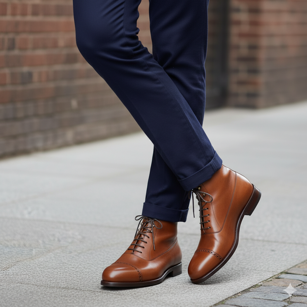 Lace up High Ankle Boots