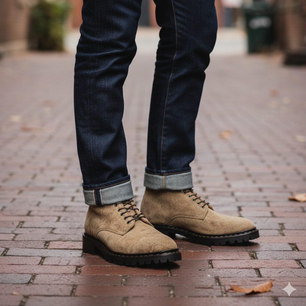 Herman Gonzales Lace Up Boots