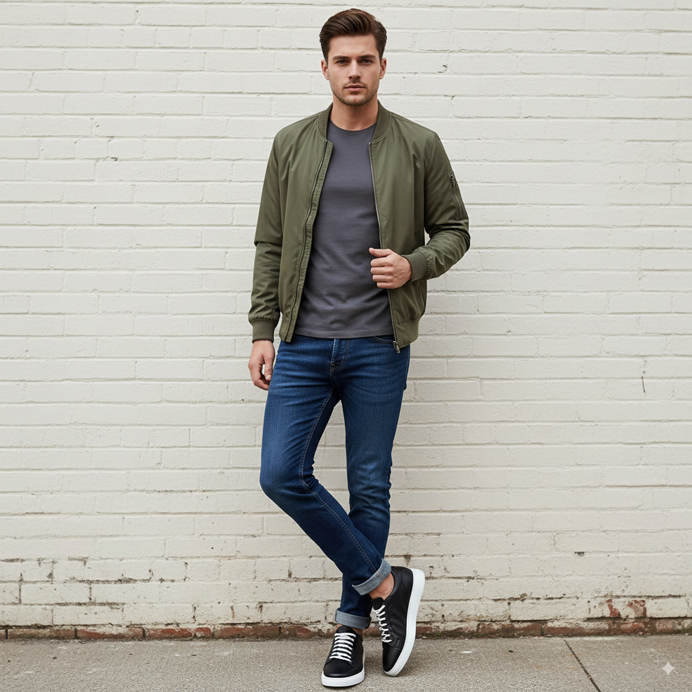 Smooth Leather Sneaker