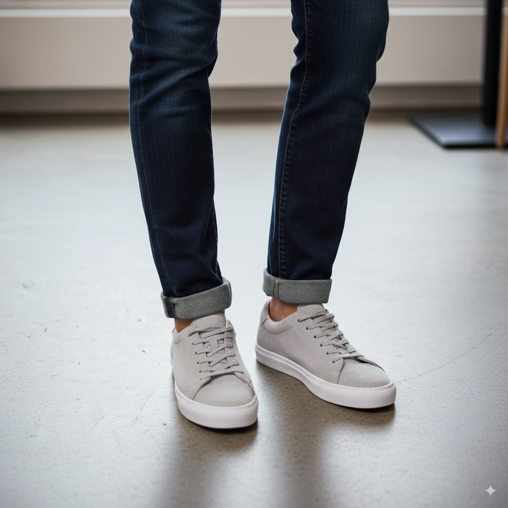 Suede Luxe Low Top Sneaker Grey