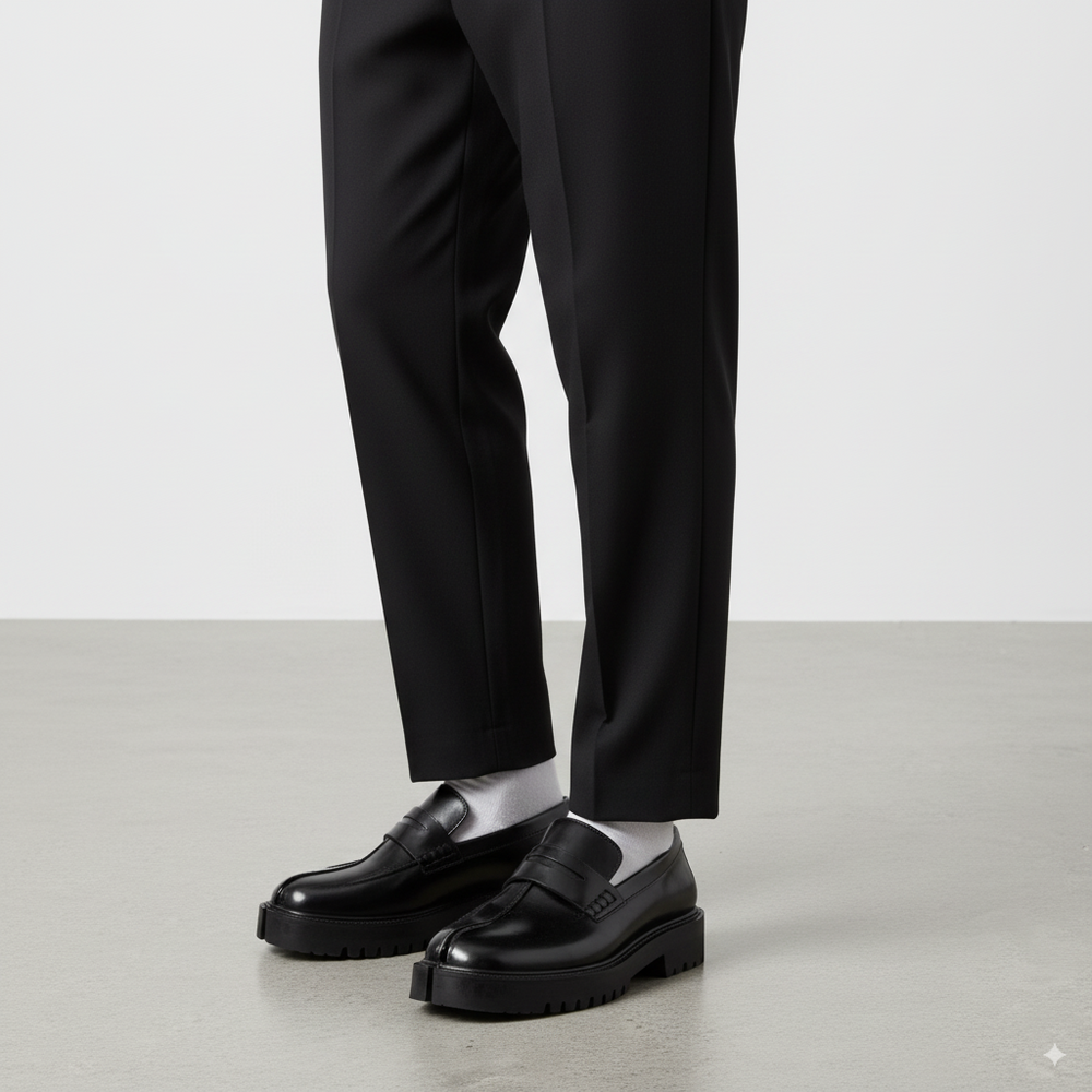 Horseshoe Split Toe Loafers