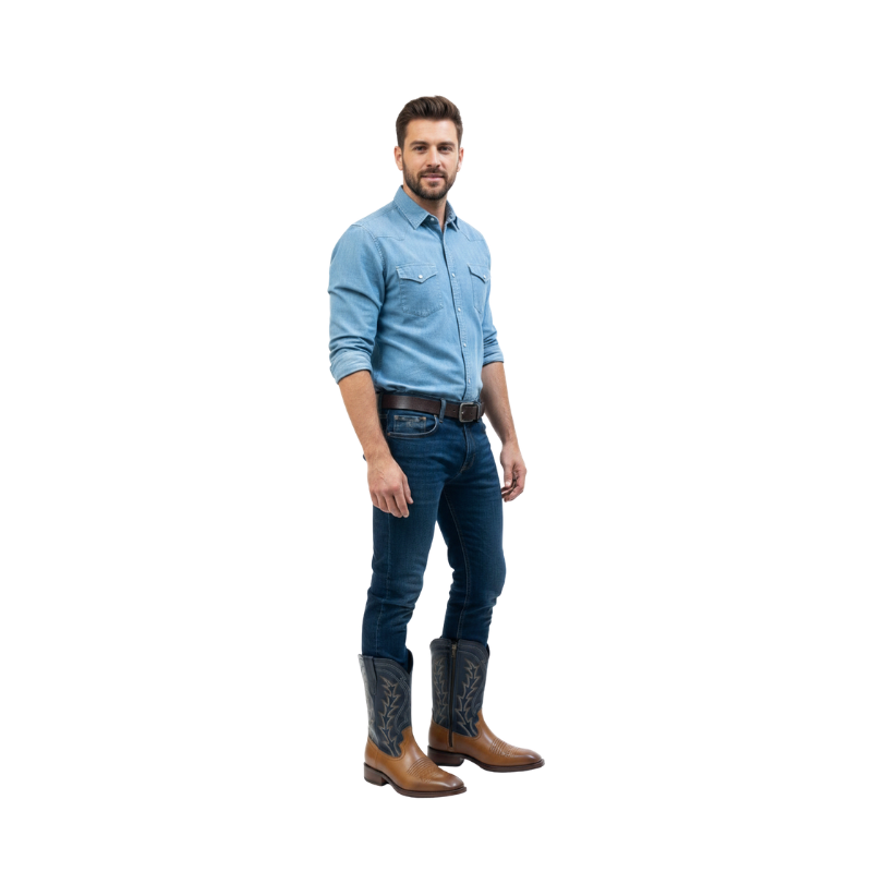Grand Legacy Leather Cowboy Boots