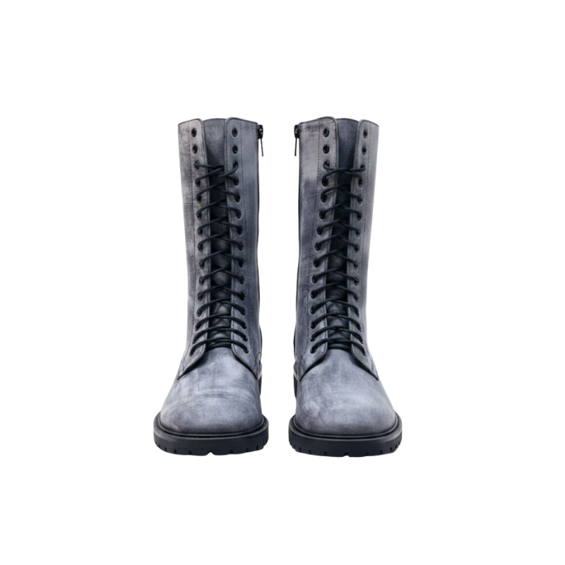 Grand Storm Lace-Up Combat Boots