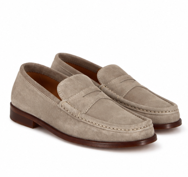 Handmade Suede Men s Moccasin