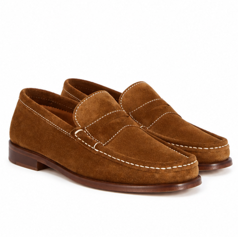 Handmade Suede Men s Moccasin