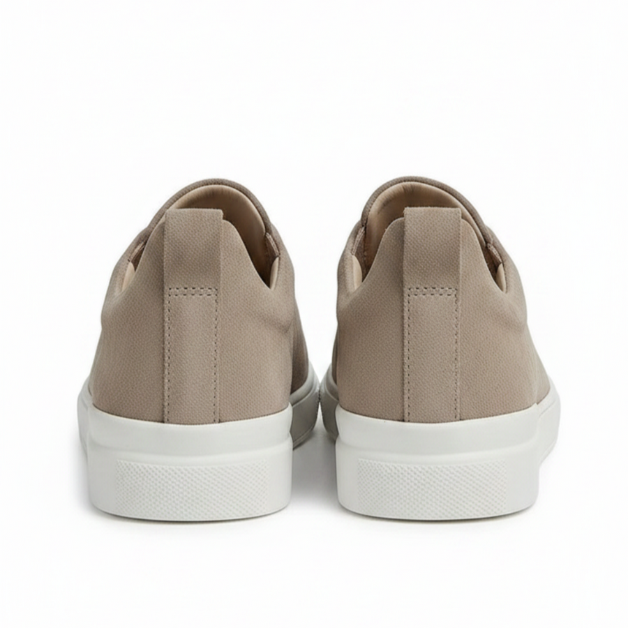 Handmade Suede Triple Stitch Sneaker