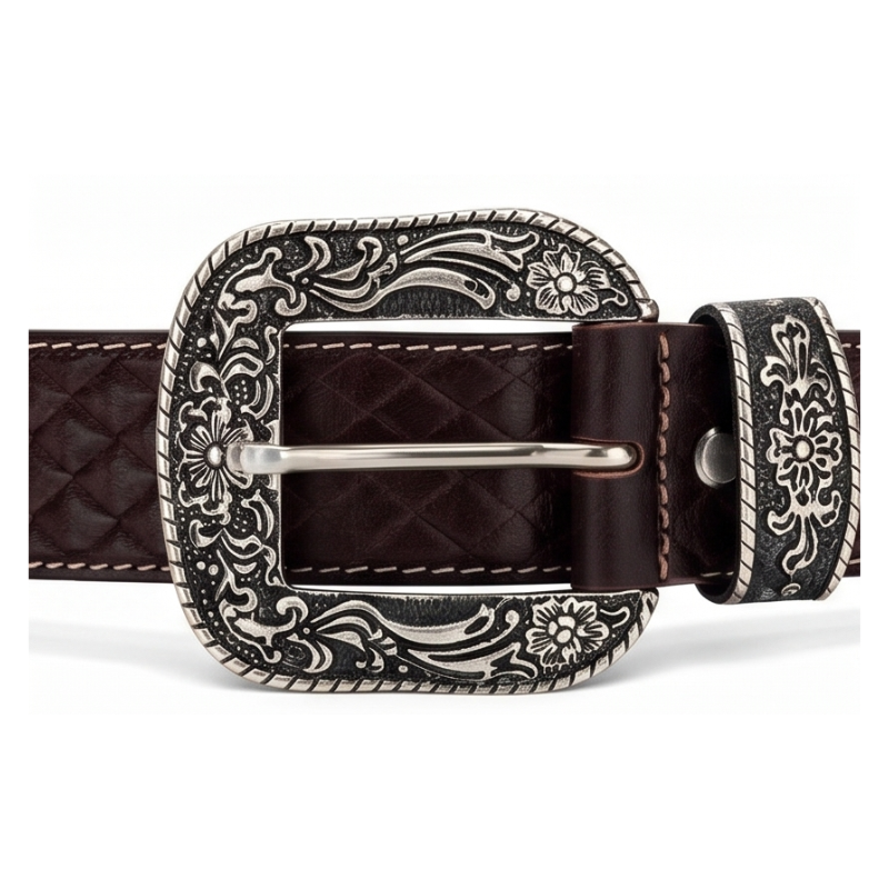 Heritage Woven Genuine Leather Belt