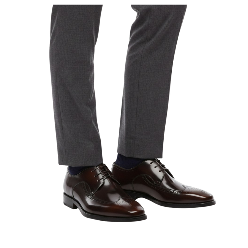 Heritage Brogue Leather Elegance Oxford Shoes