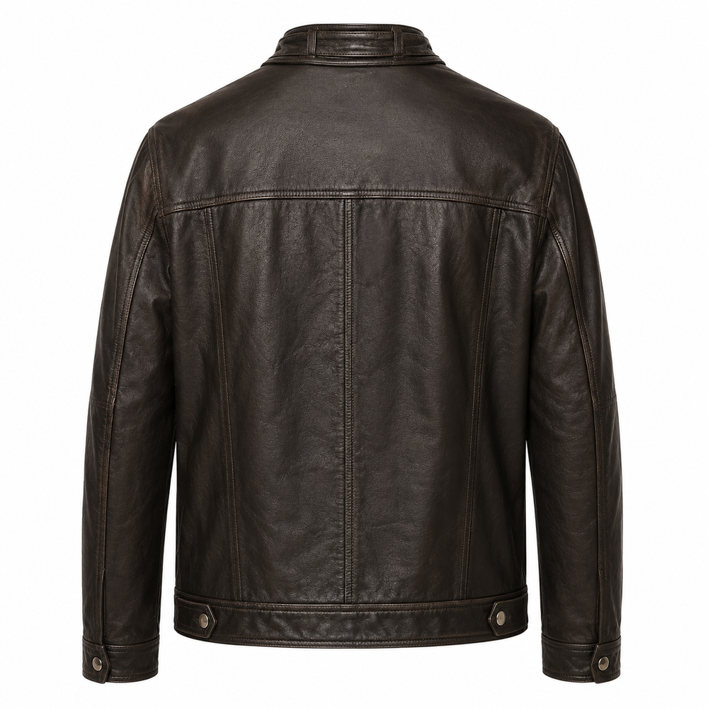 Heritage Café Racer Italian Leather Jacket