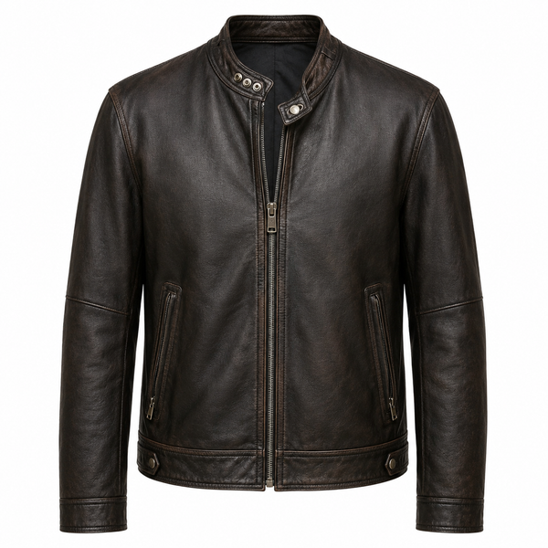 Heritage Café Racer Italian Leather Jacket