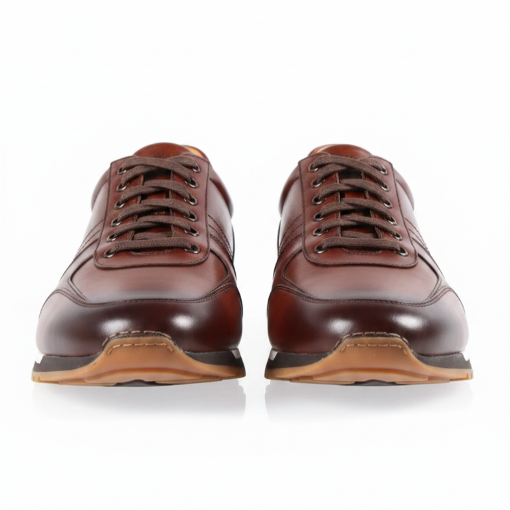 Heritage Luxe Leather Runner Sneakers