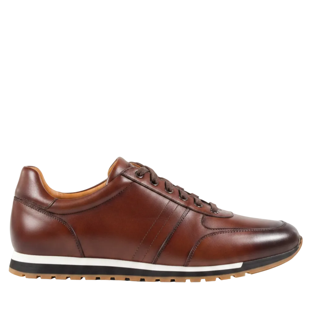 Heritage Luxe Leather Runner Sneakers
