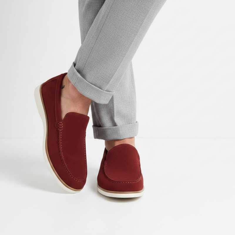 Hybrid Suede Italian Edition Comfort Style Loafers