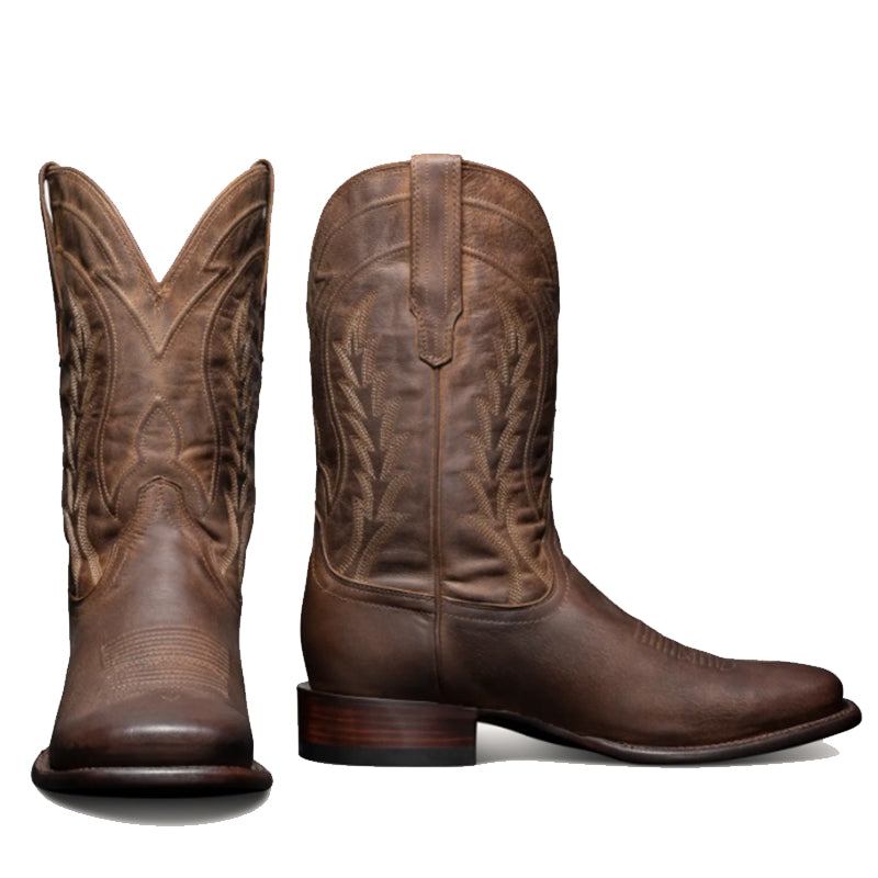 Coffee Western Cow Boy Boots