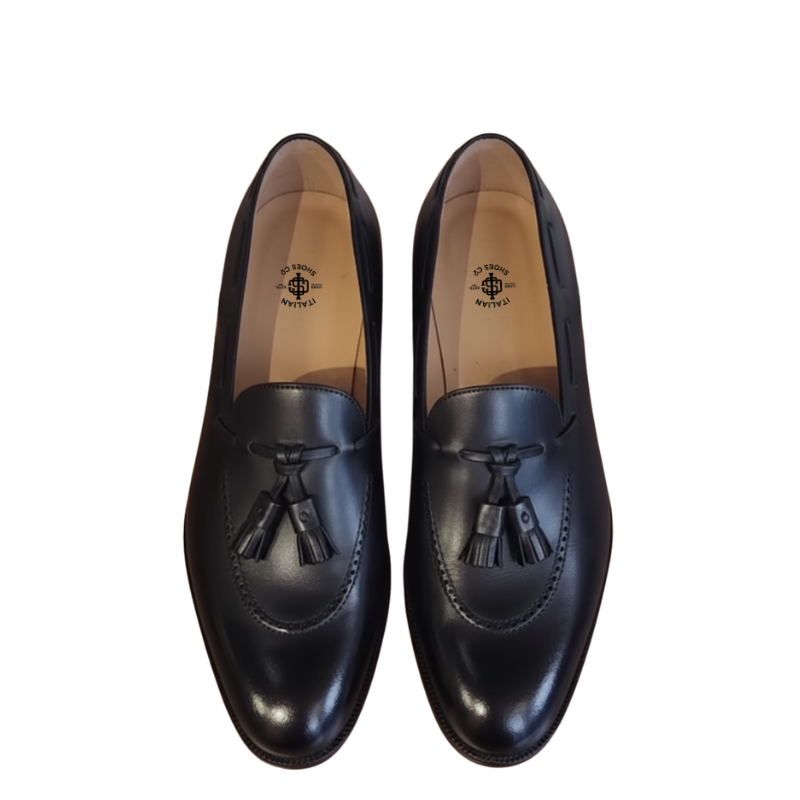 Marquis Noir Tassel Loafer