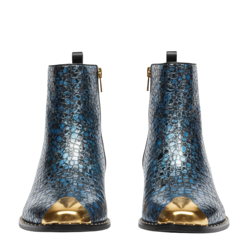 Royale Veleno Python Golden Toe Boot