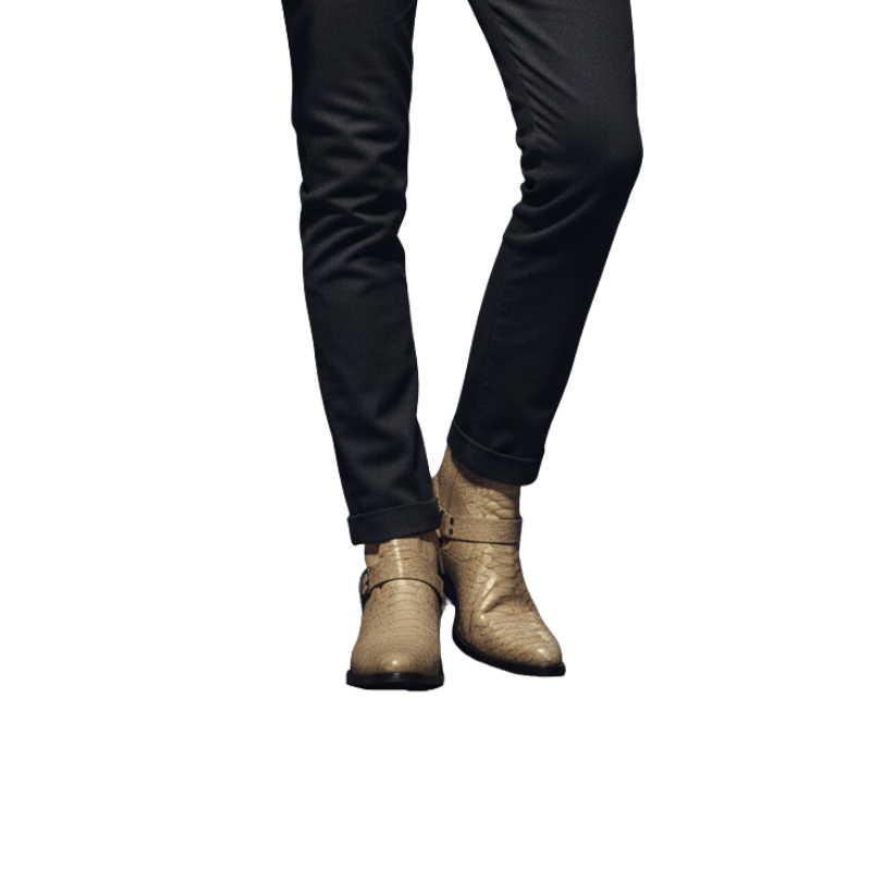 Classic Desert Python Buckle Boot