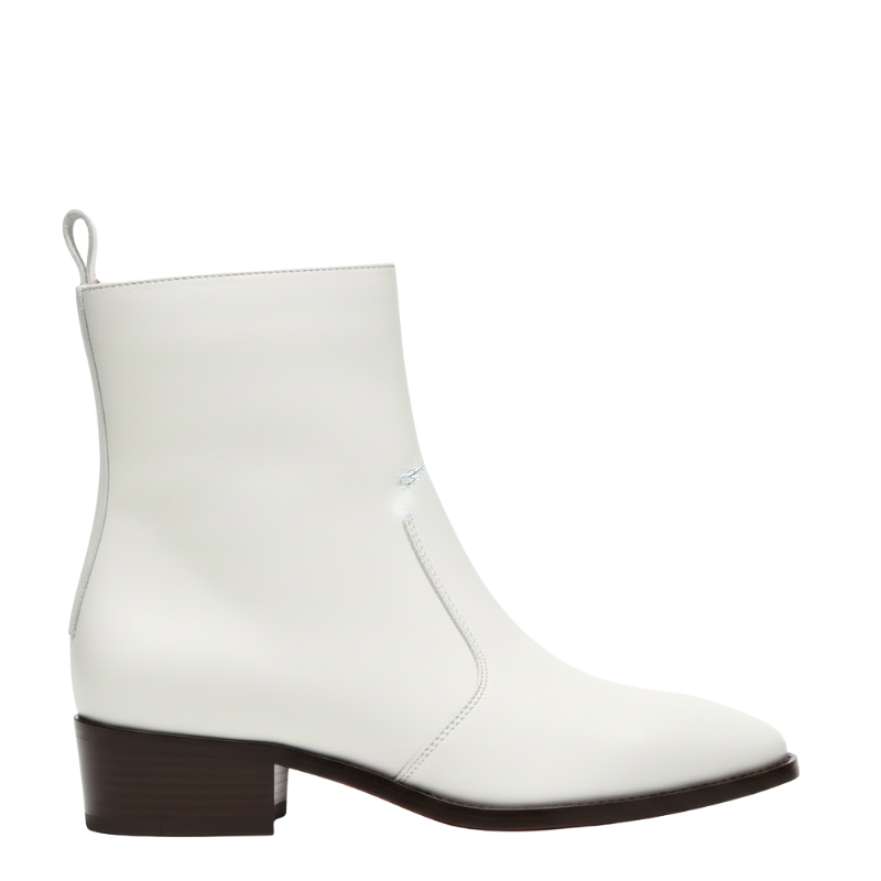 Classic Minimalist Leather Ankle Boots