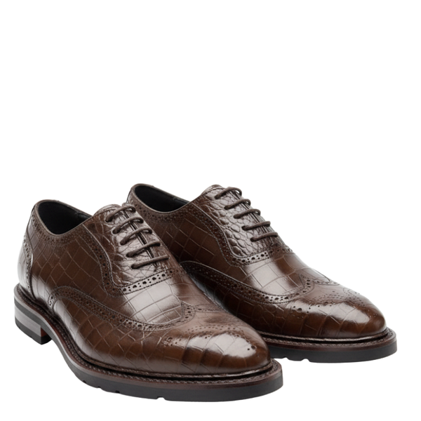 Mens Imperium Brogue Croc Oxford
