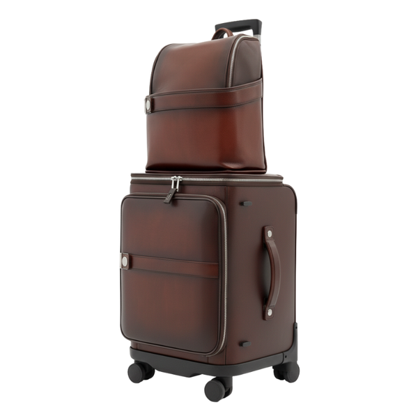 Luxury Trolley and Backpack Executive Set - Brown