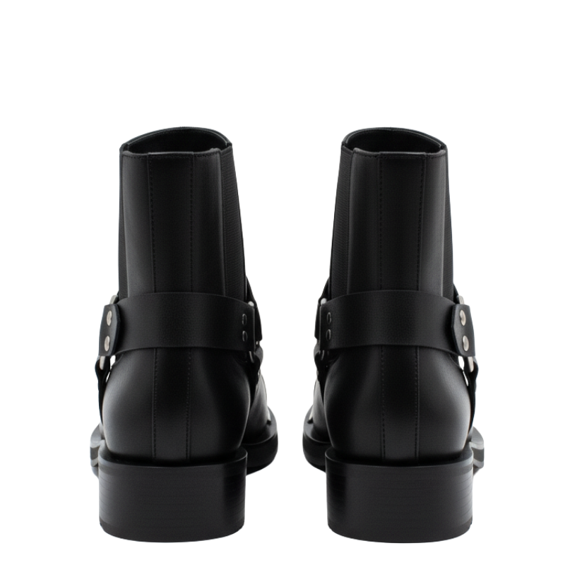 Luxury Rebel Strap Boots