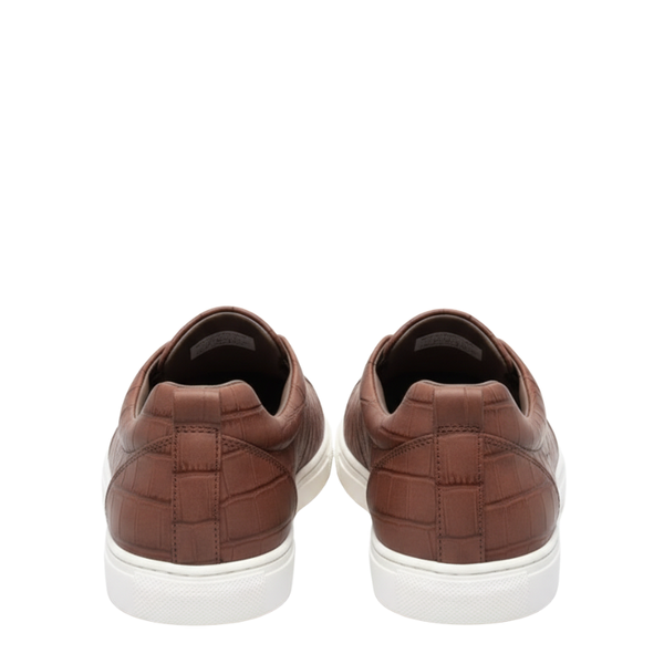 Croc Embossed Italian Luxe Slip On Sneakers