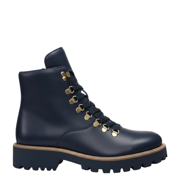 Luxury Ironcrest Hiker Boots - Navy Blue