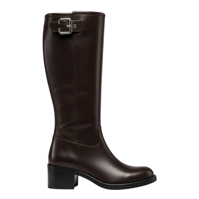 Women's Regalia Zipper Knee-high Buckle Boot