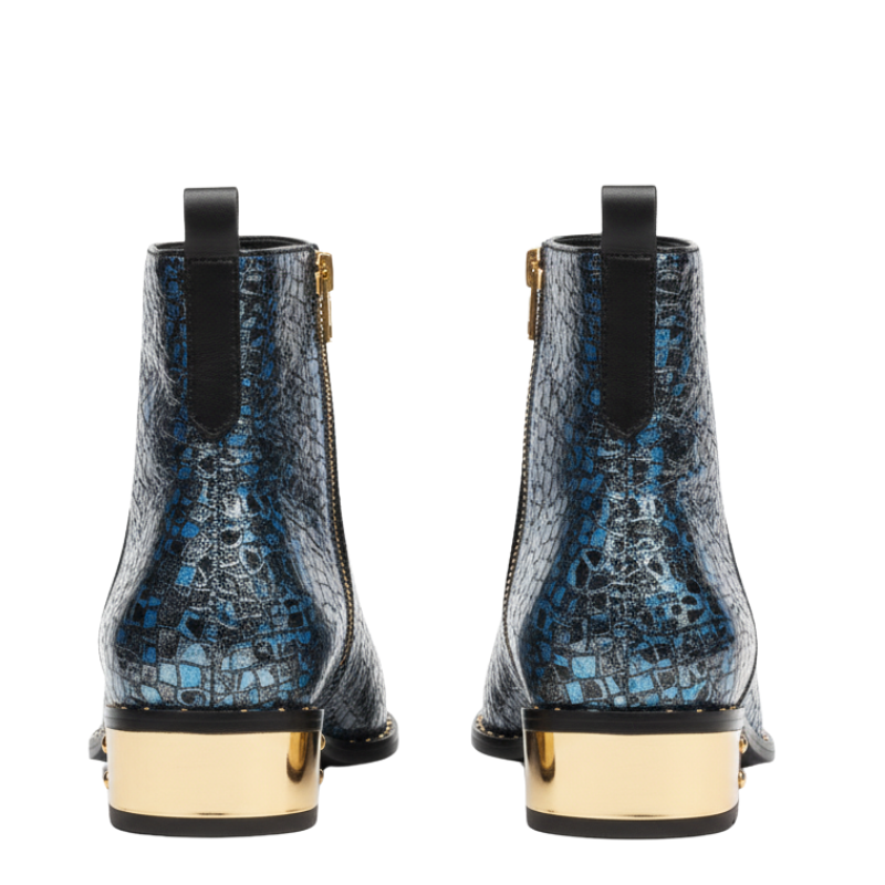 Royale Veleno Python Golden Toe Boot