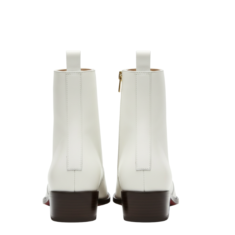 Classic Minimalist Leather Ankle Boots