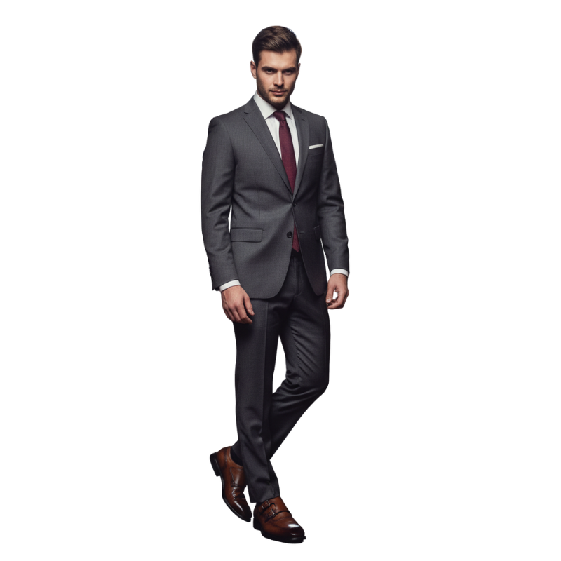 Classic Polished Leather Double Monk Shoes