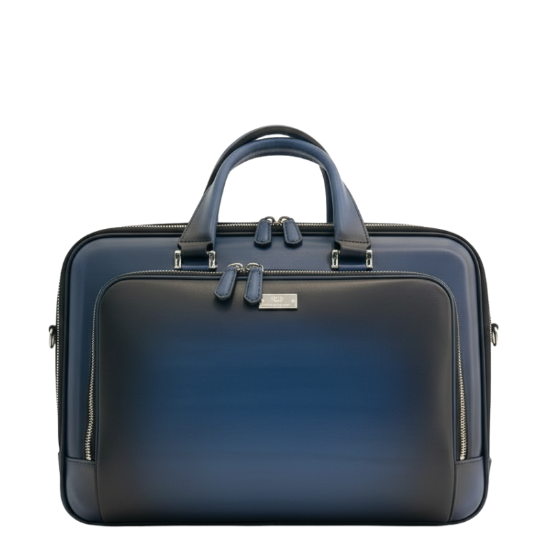 Italian Briefcase and Trolley Executive Luxe Luggage Set