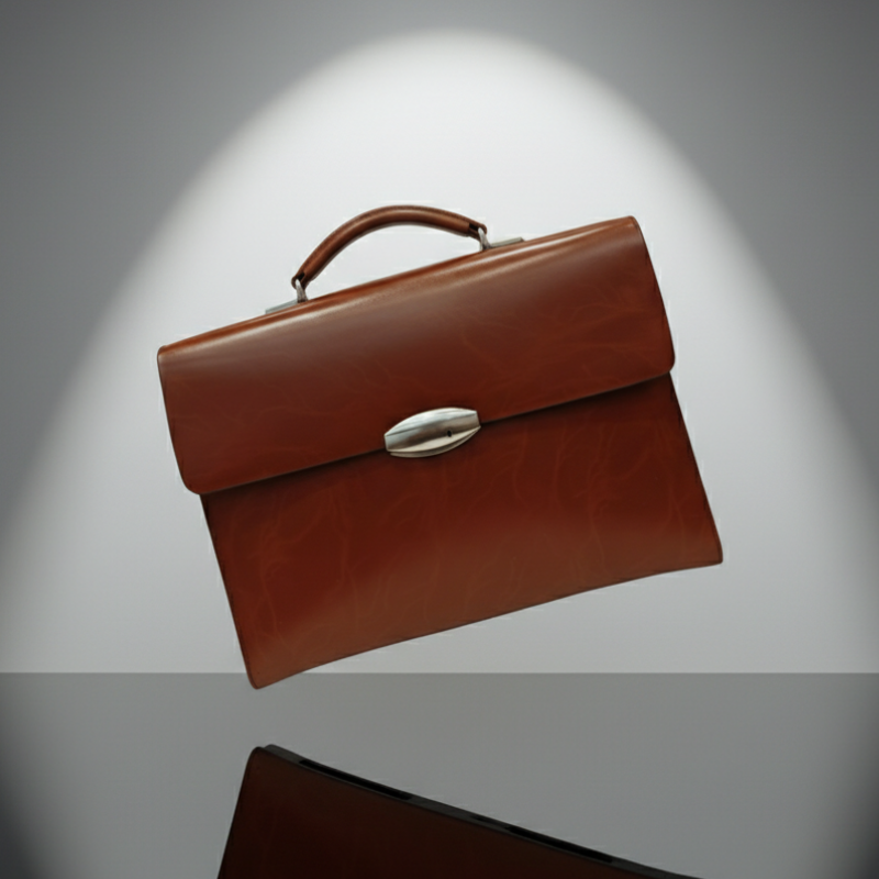 Sable Accord Leather Briefcase