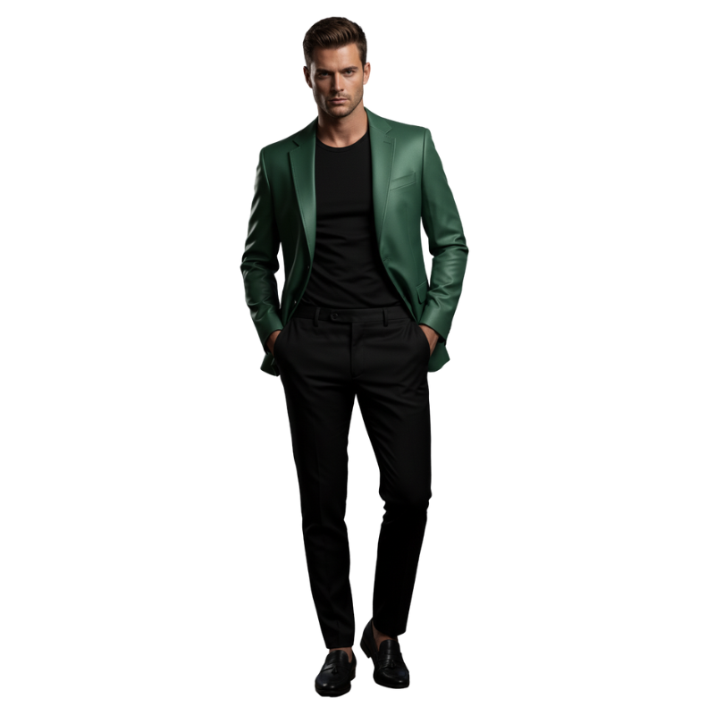 Men s Premium Phantom Luxe Leather Blazer