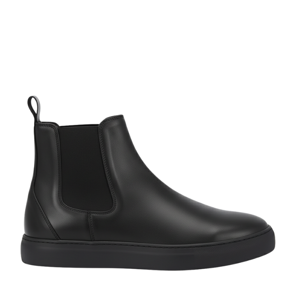 Orlando Leather Chelsea Sport Boots - Black