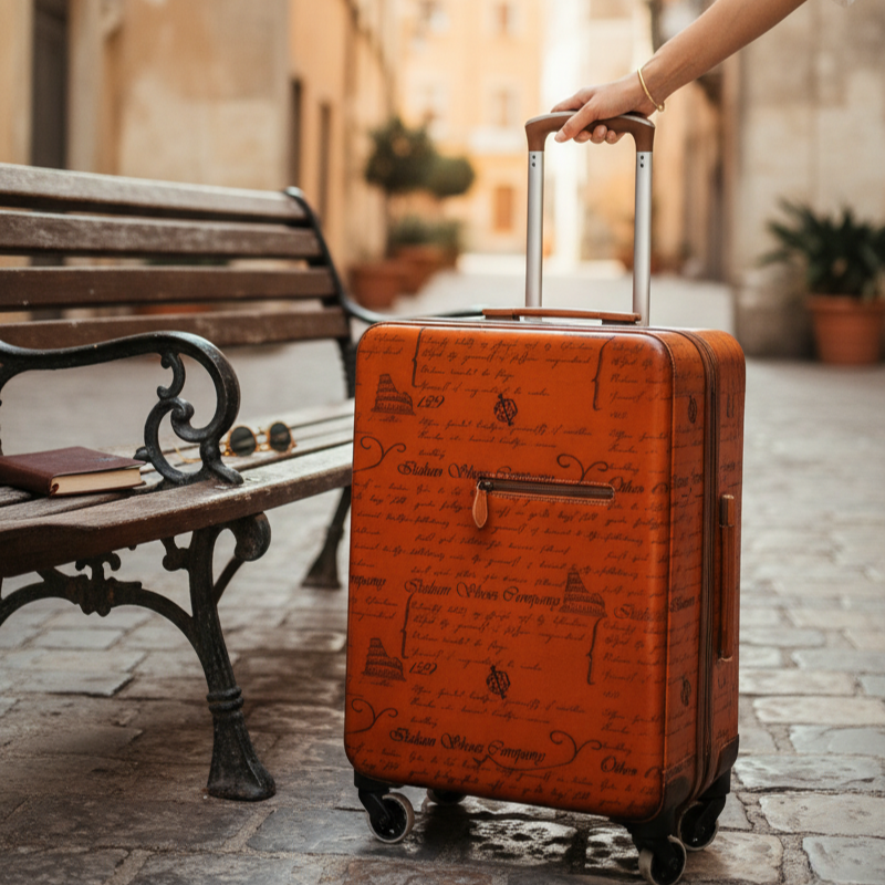 Italian Script Premium Trolley Case