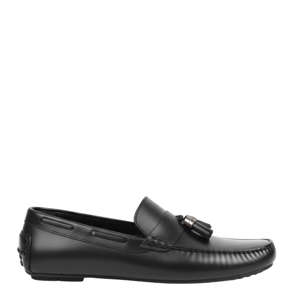 Imperial Noir Luxe Tassel Loafers